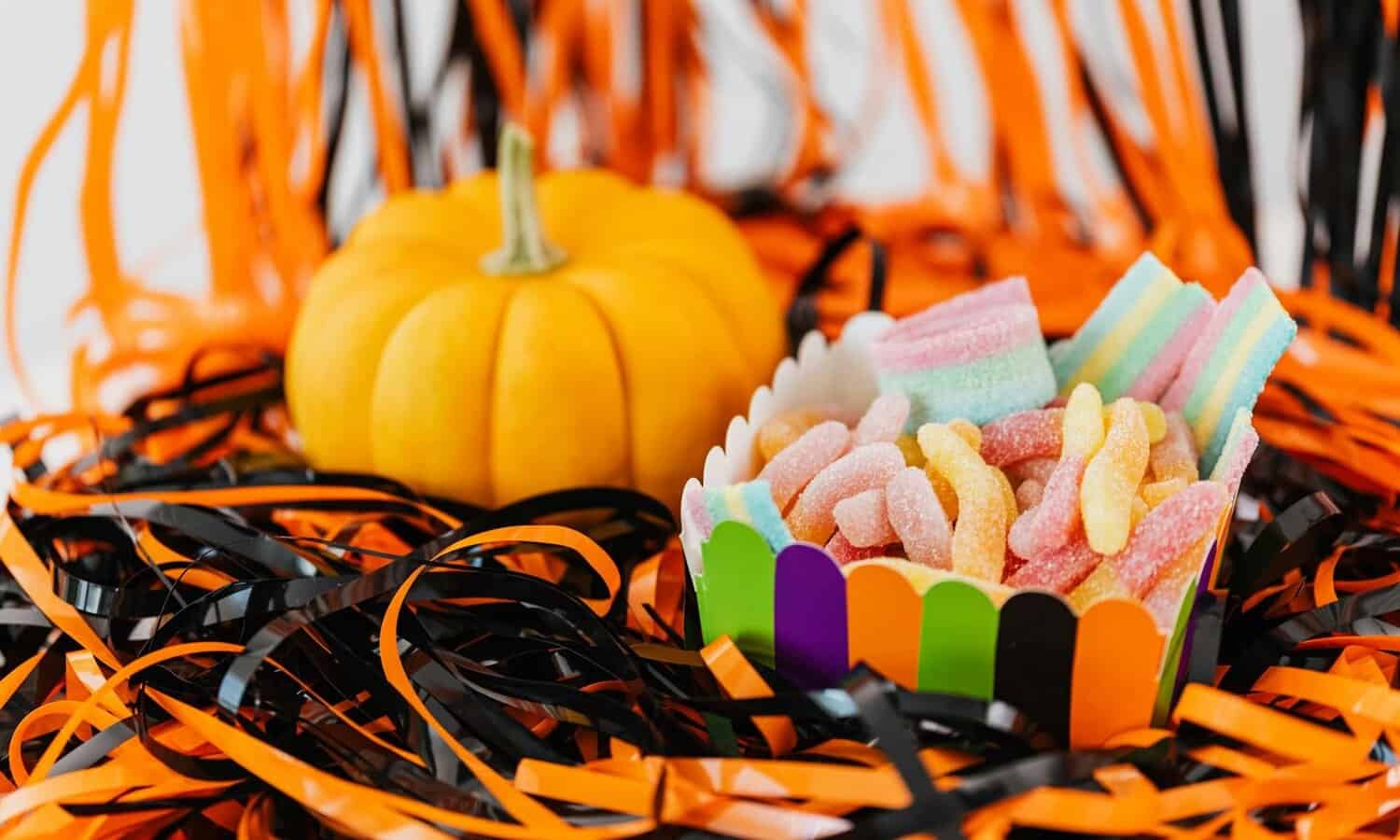 Pumpkin and candy