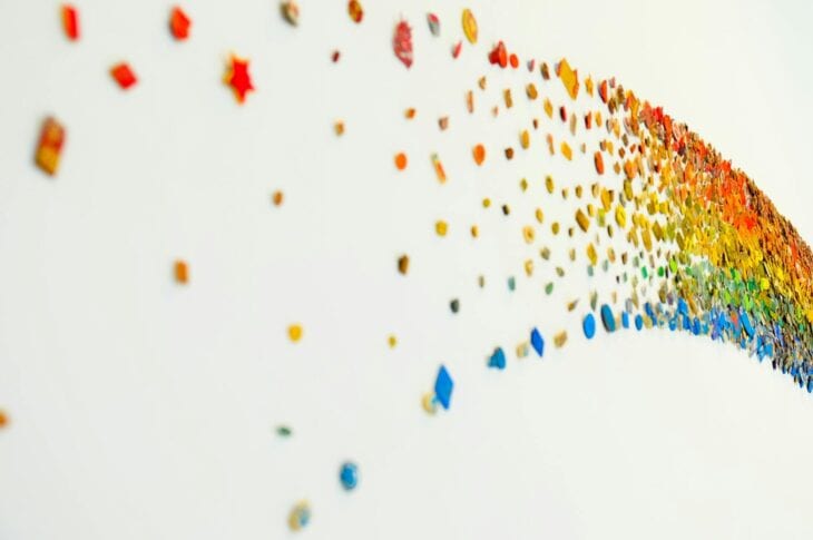 Rainbow pieces