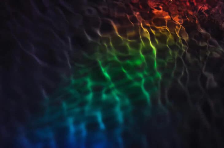 Rainbow water