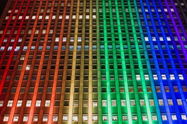 Rainbow light building