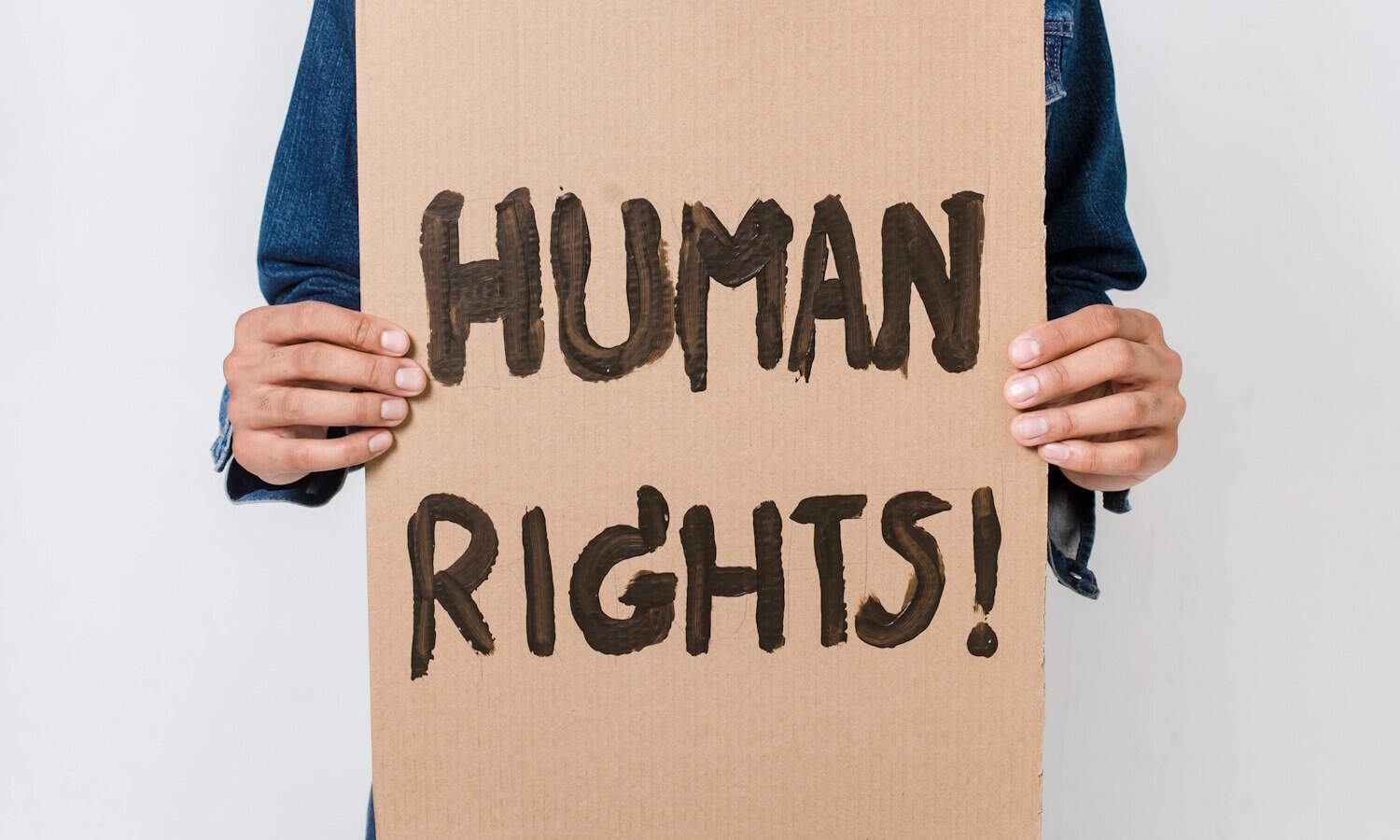 Human rights sign