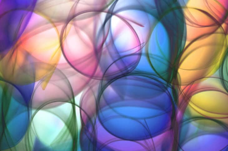 Pastel rainbow shades