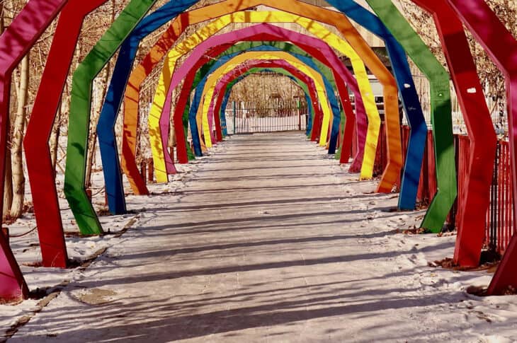 Rainbow tunnel