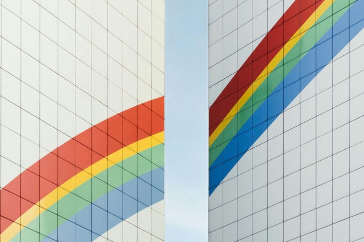 Rainbow buildings