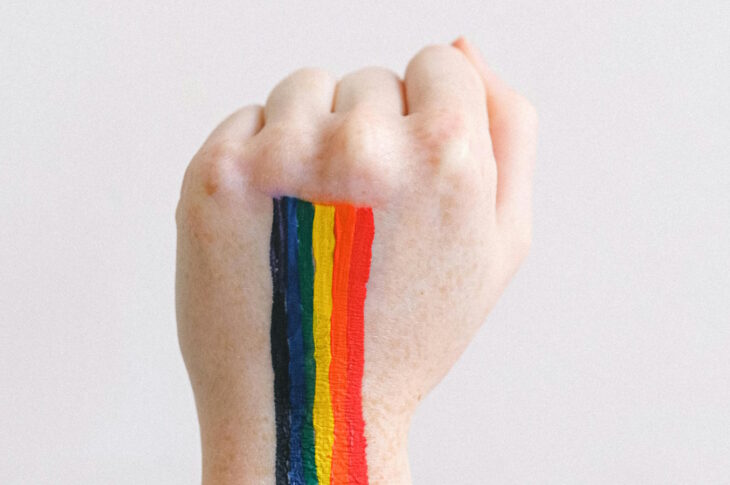 Rainbow fist