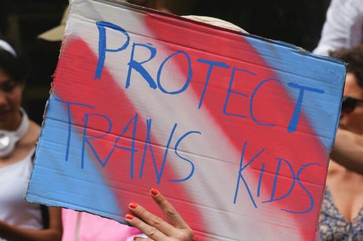 Trans placard