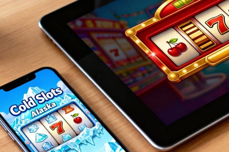Online casino on tablet and smartphone