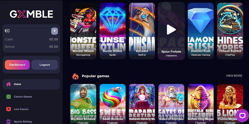 Gxmble Casino UK