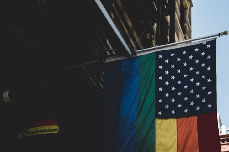 Rainbow stars and stripes