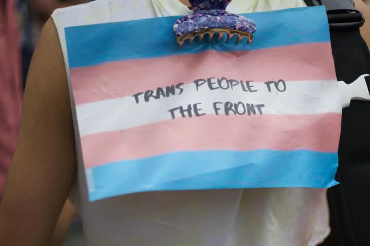 Trans people to the front