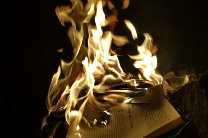 Burning book