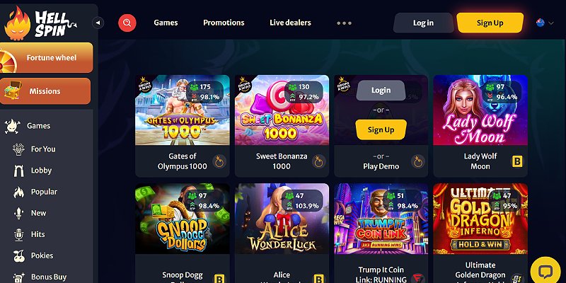 Hell Spin Casino NZ