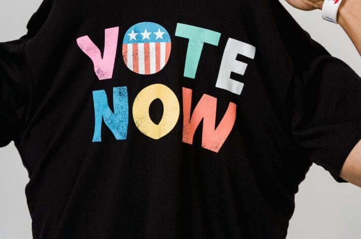 Vote now t-shirt