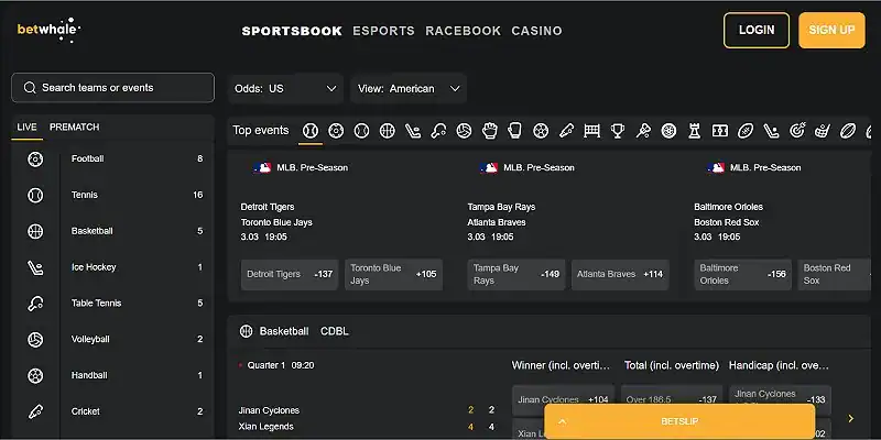 BetWhale sportsbook